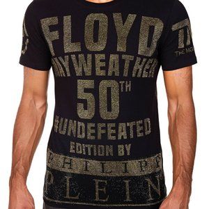 PHILIPP PLEIN T-SHIRT ROUND NECK  "MAYWEATHER ONE"